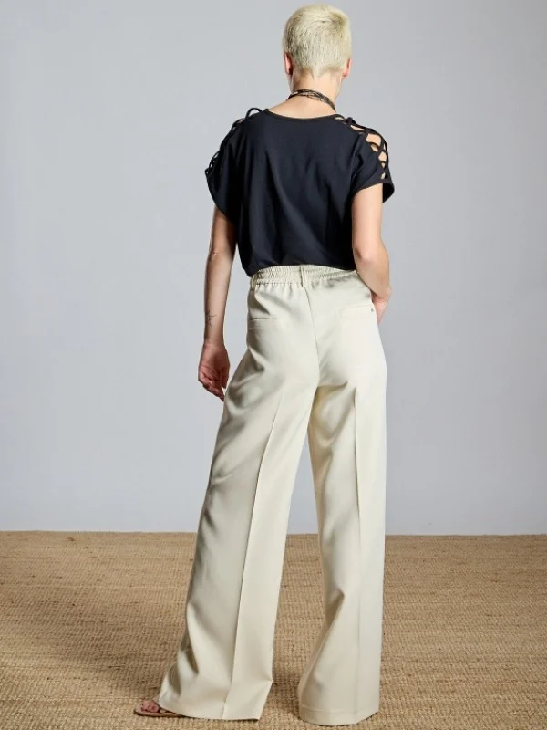 PANTALON CREP GOMA