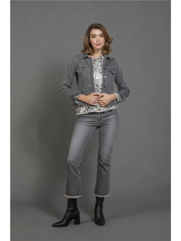 PANTALON DENIM CAMPANA BRILLOS