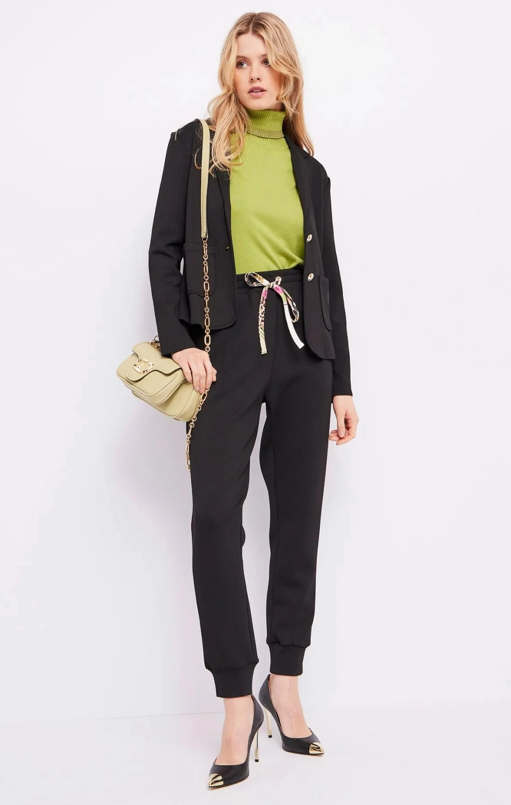 PANTALON FELPA NEGRO CORDON GUCCI