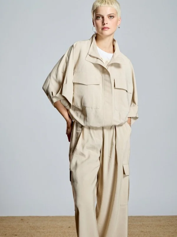 PANTALON FLUIDO CARGO ANCHO