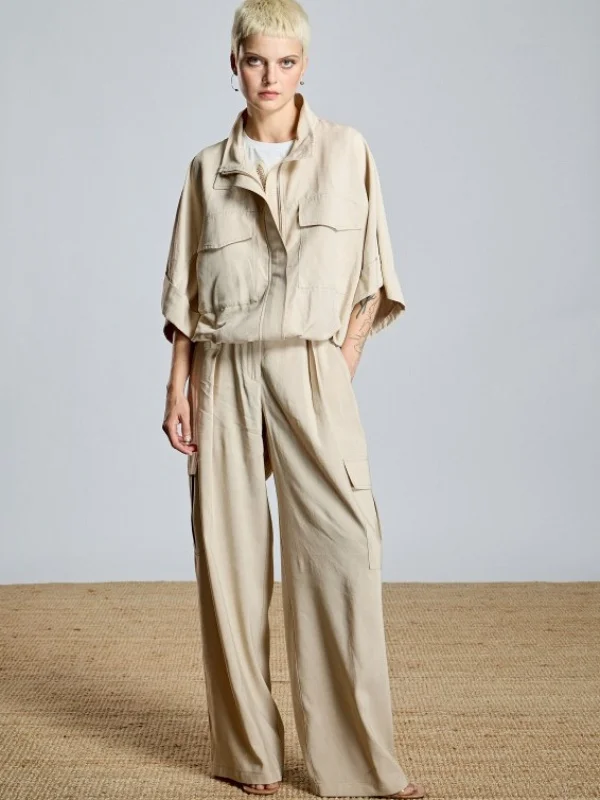 PANTALON FLUIDO CARGO ANCHO