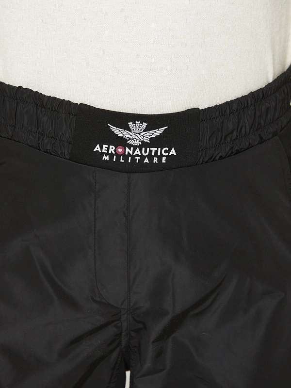 PANTALON JOGGER EN PUNTO MILANO Y NYLON AERONAUTICA