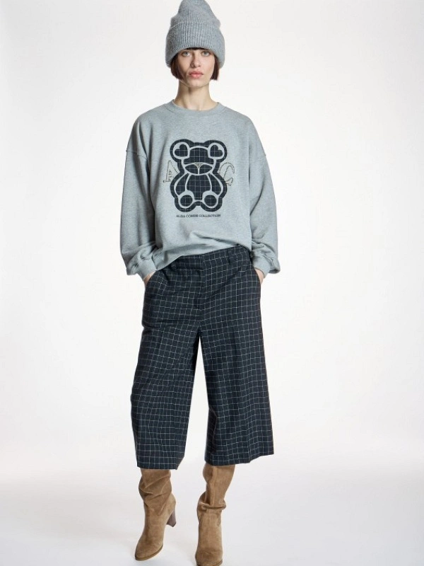 PANTALON PIRATA CUADROS