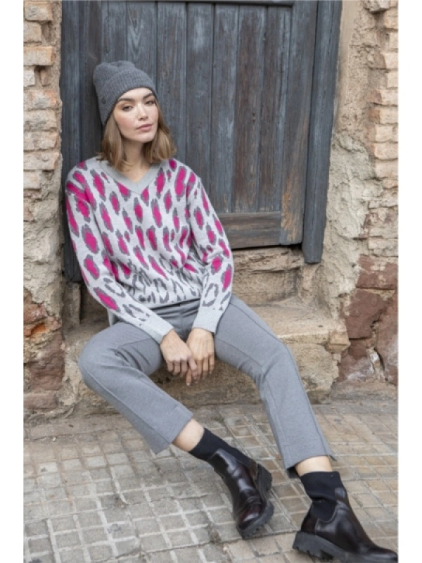 PANTALON PUNTO ROMA PESPUNTE