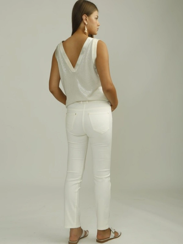 PANTALÓN VAQUERO BLANCO