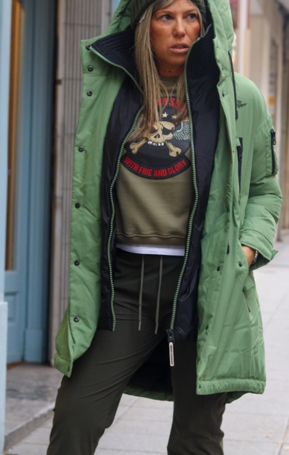 Parka acolchado impermeable