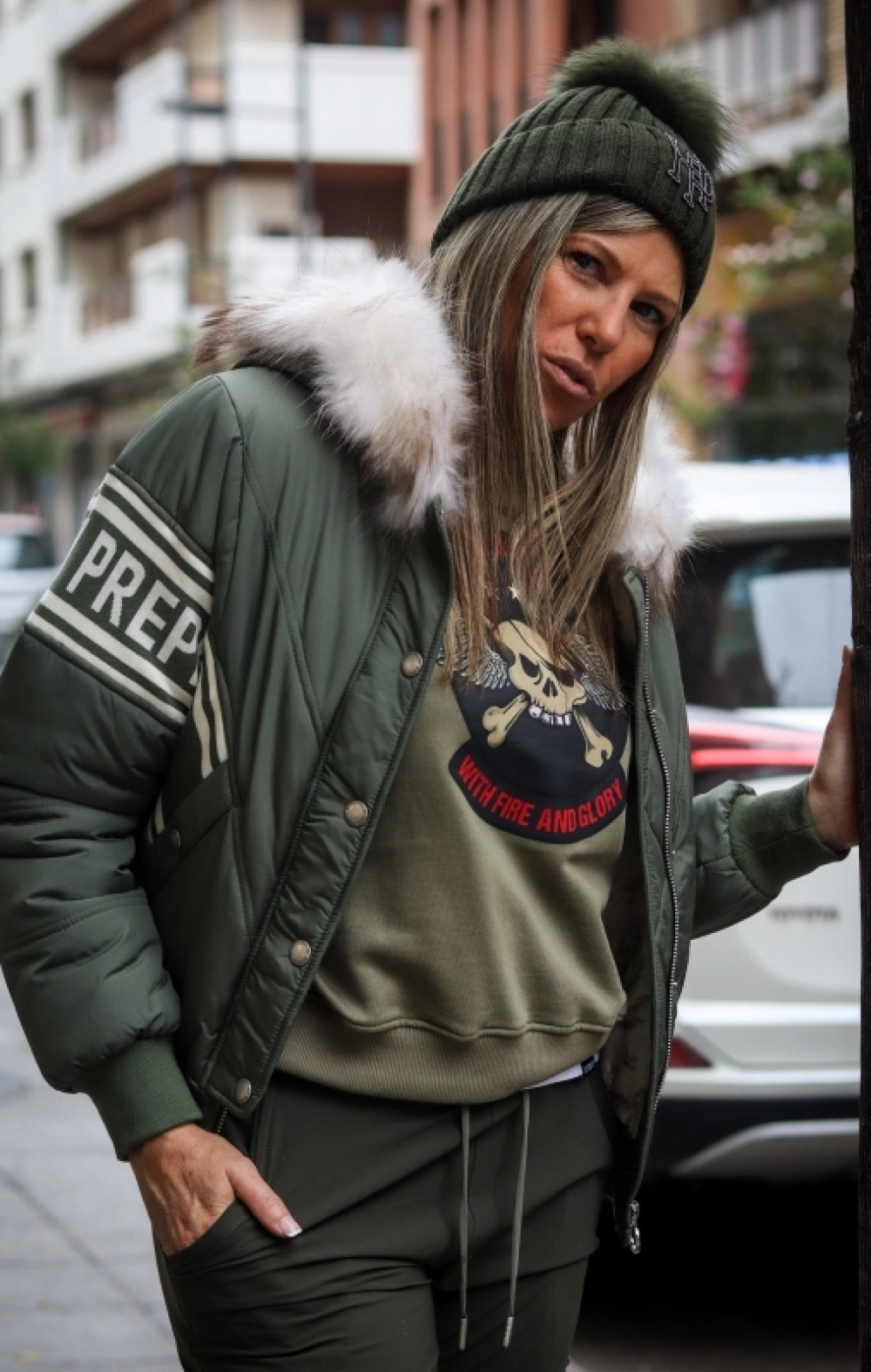PARKA CENEFA HP CAQUI HIGHLY PREPPY