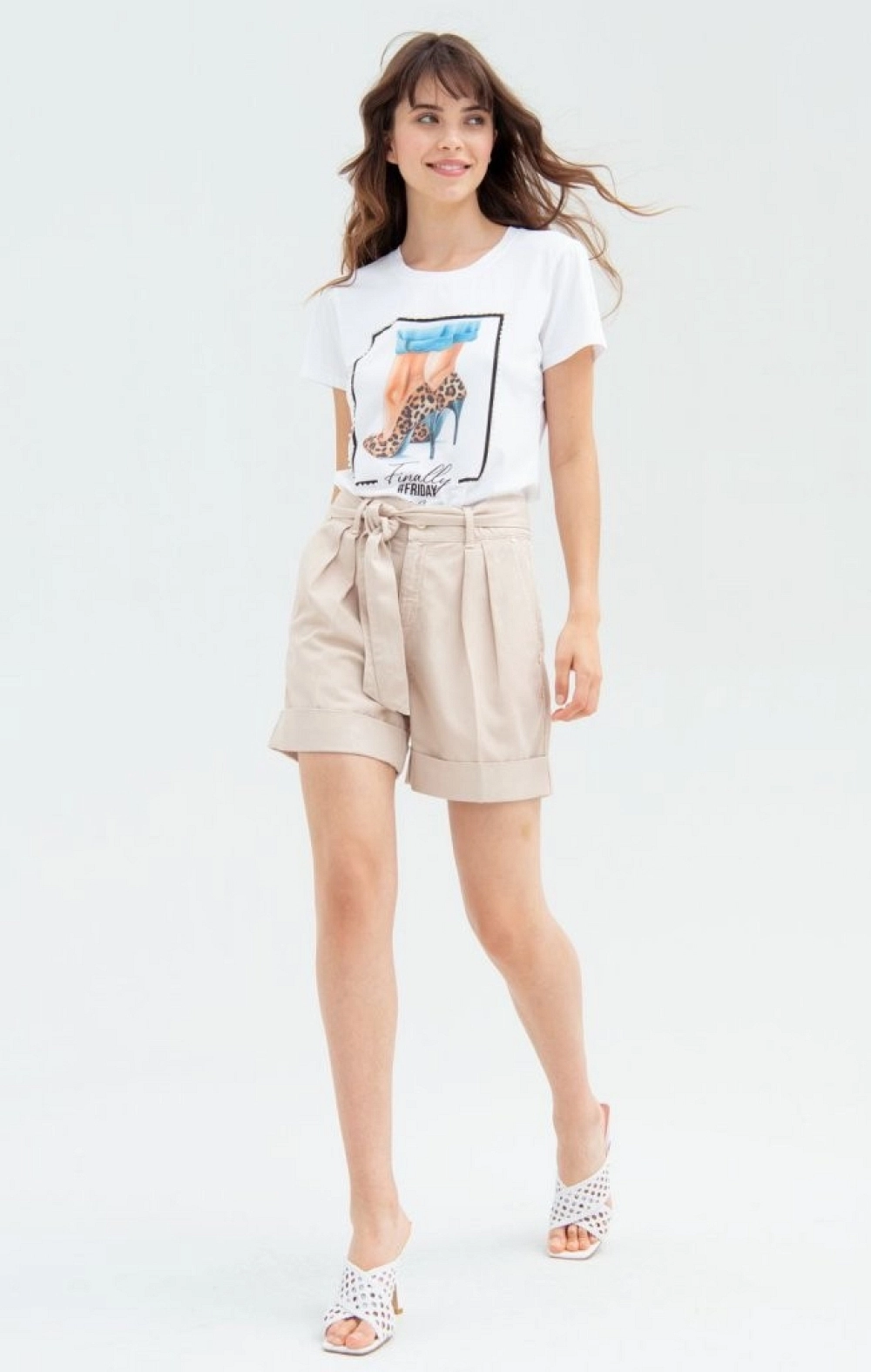 SHORT BEIGE FRACOMINA