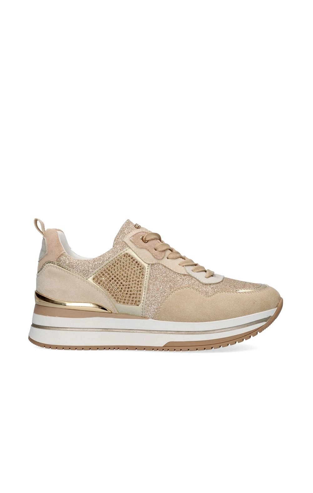 SNEAKER PLATAFORMA 385-31EX37 BEIGE