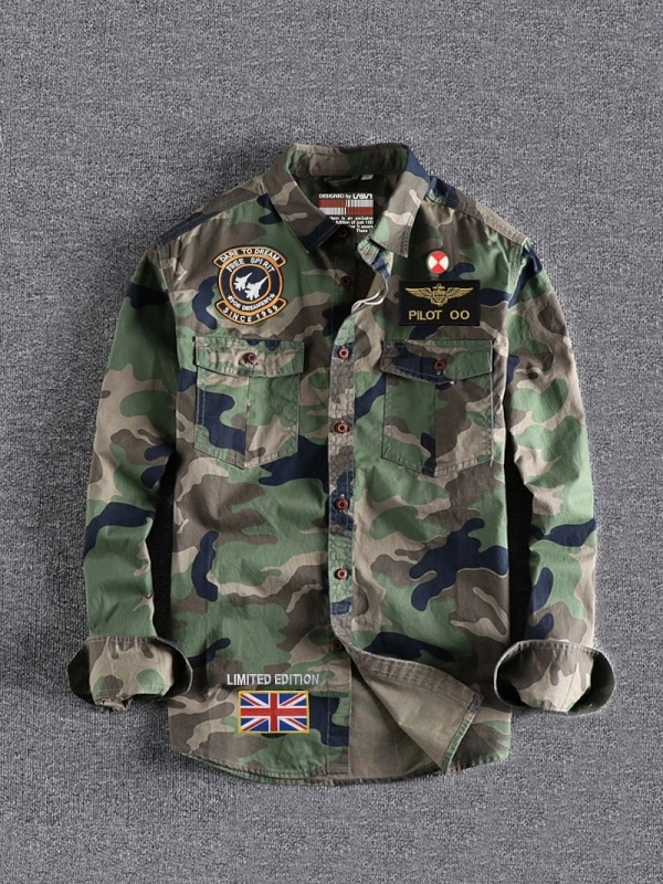 SOBRECAMISA DE MUJER PILOT CAMUFLAJE CLARO LASAL