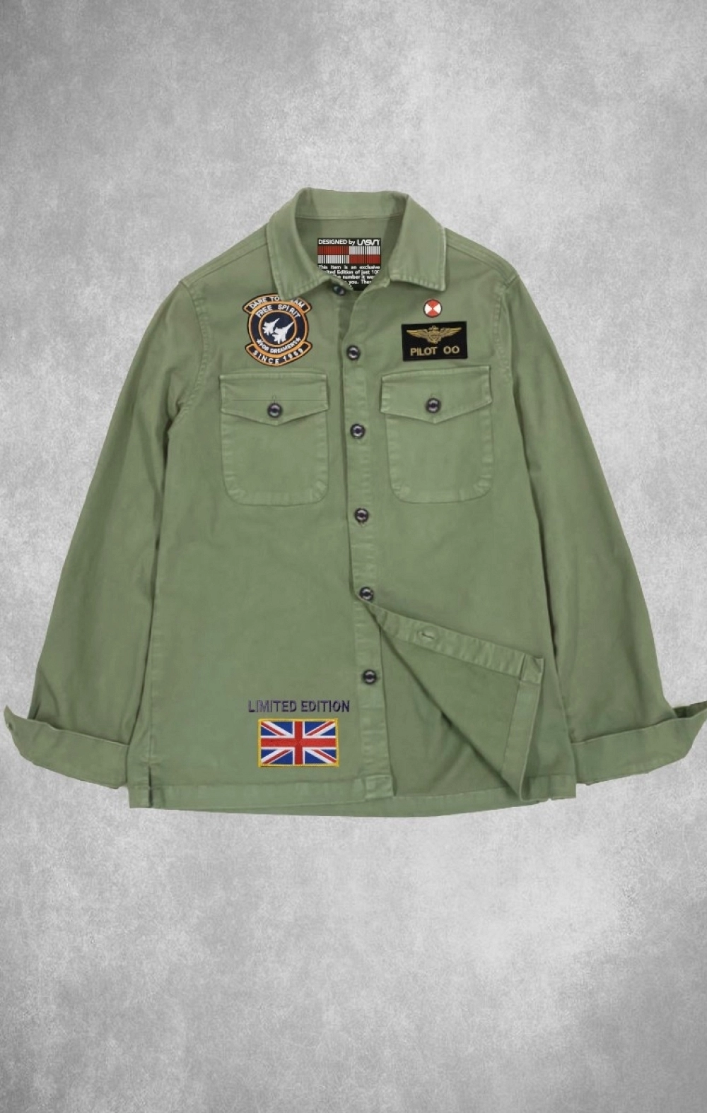 SOBRECAMISA DE MUJER PILOT KAKI LASAL