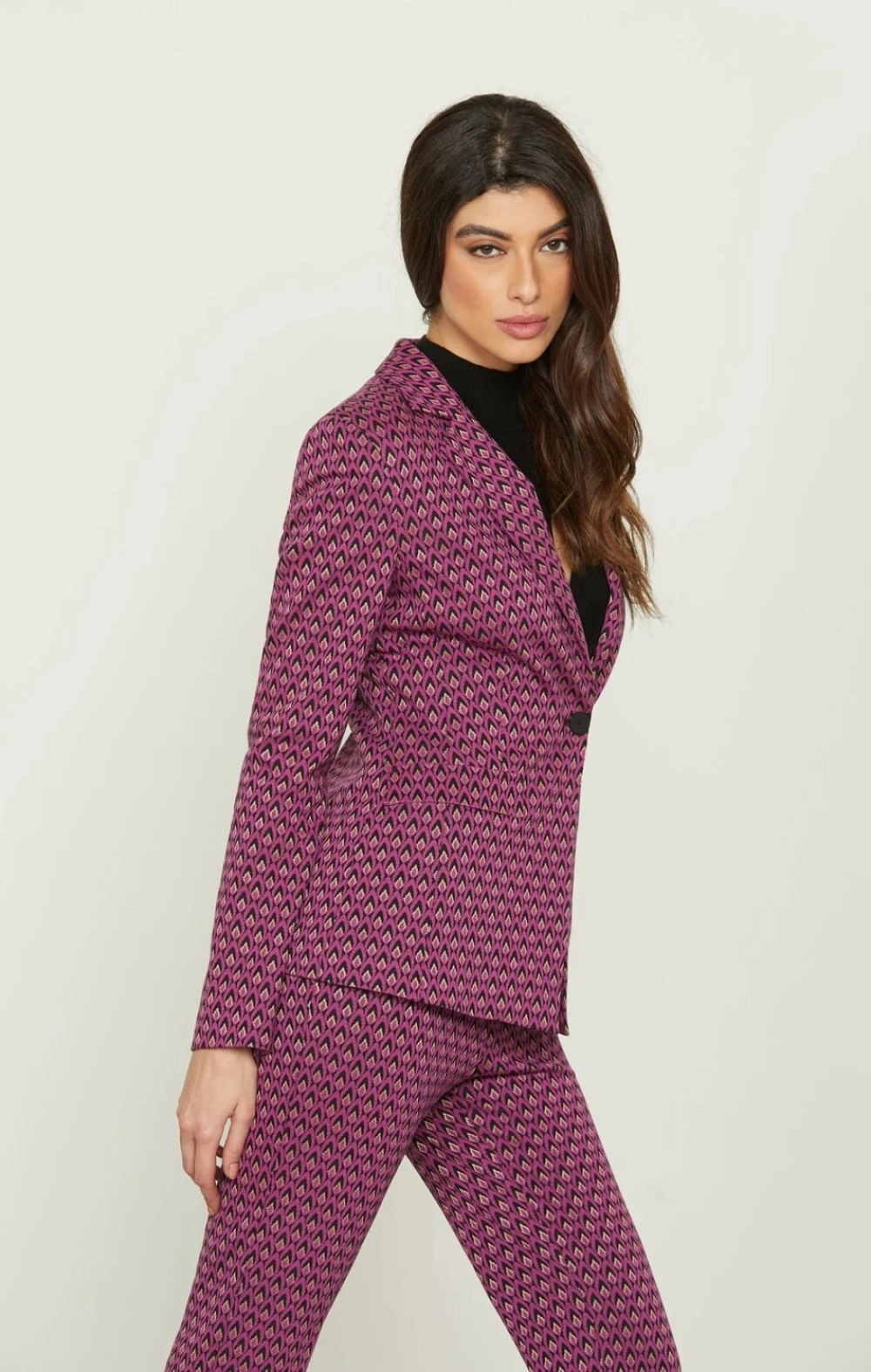 SONFETY_A AMERICANA ESTAMPADA LILA