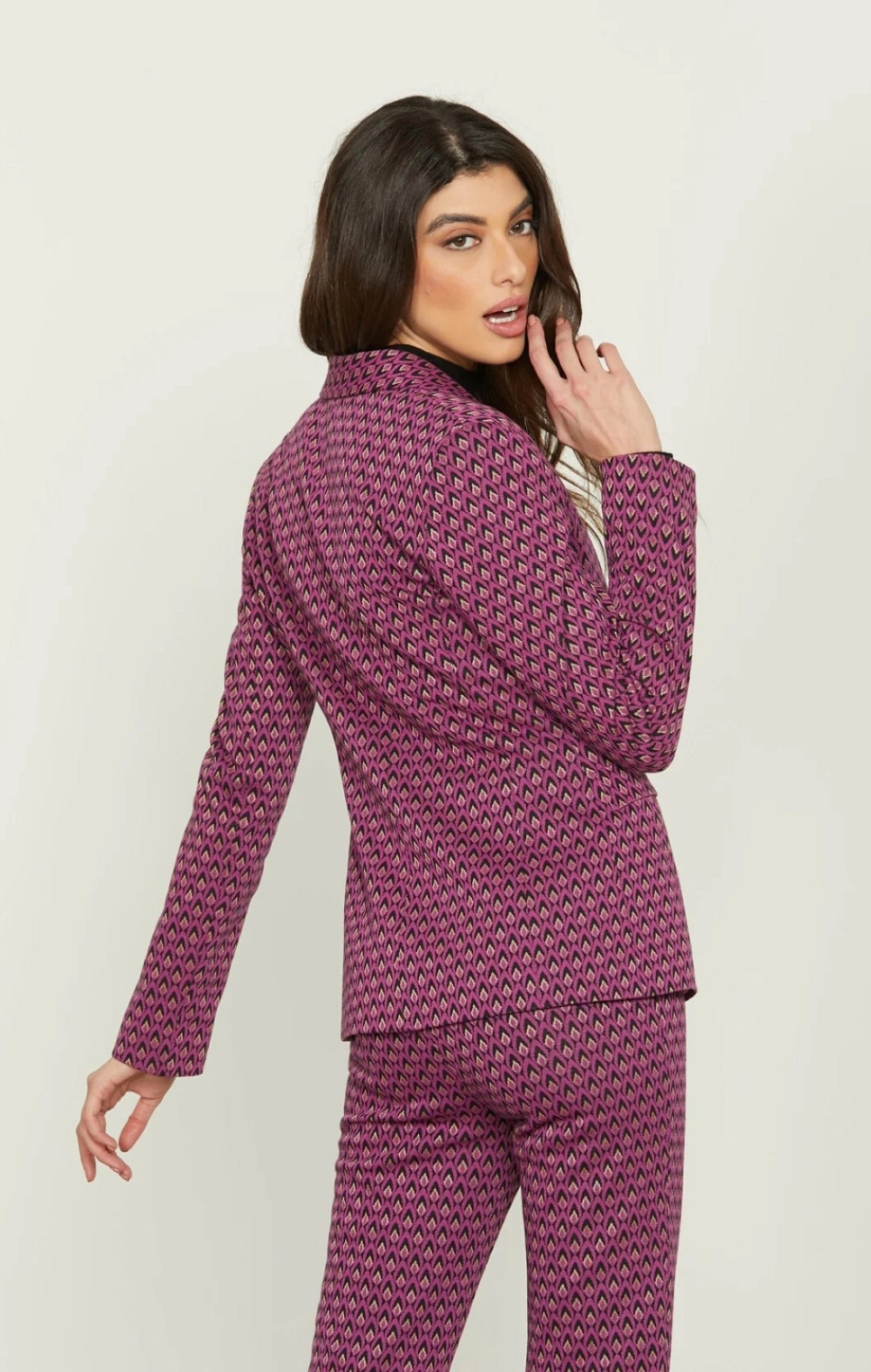 SONFETY_A AMERICANA ESTAMPADA LILA