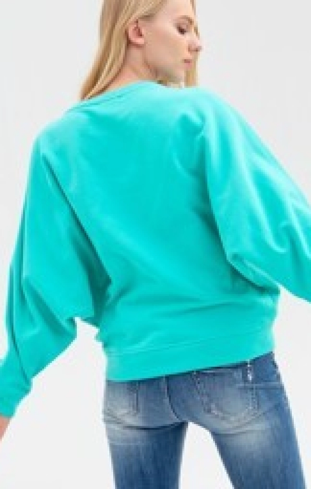 SUDADERA OVER LETRAS LENTEJUELAS  FRACOMINA