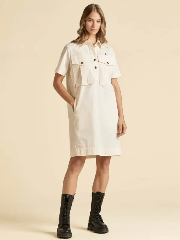 VESTIDO ANCHO MANGA CORTA