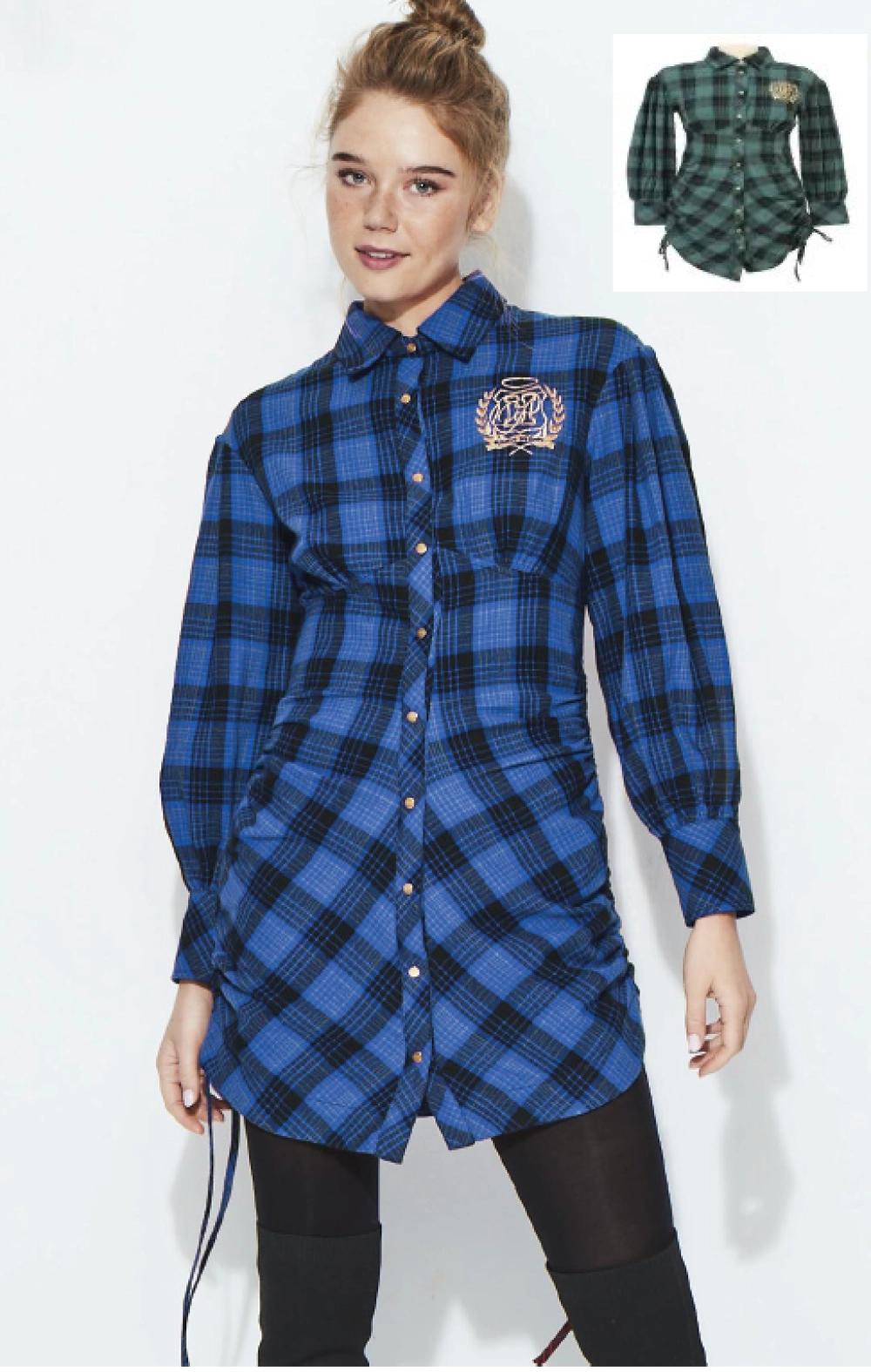 VESTIDO CUADROS UNIVERSITY H.PREPPY