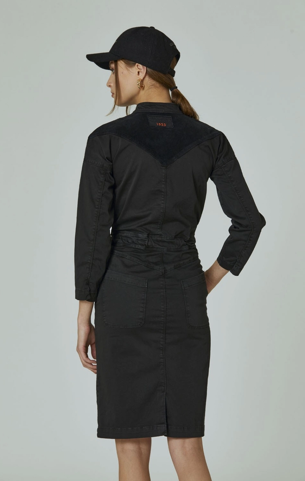 VESTIDO MICROPANA NEGRO AERONAUTICA MILITARE