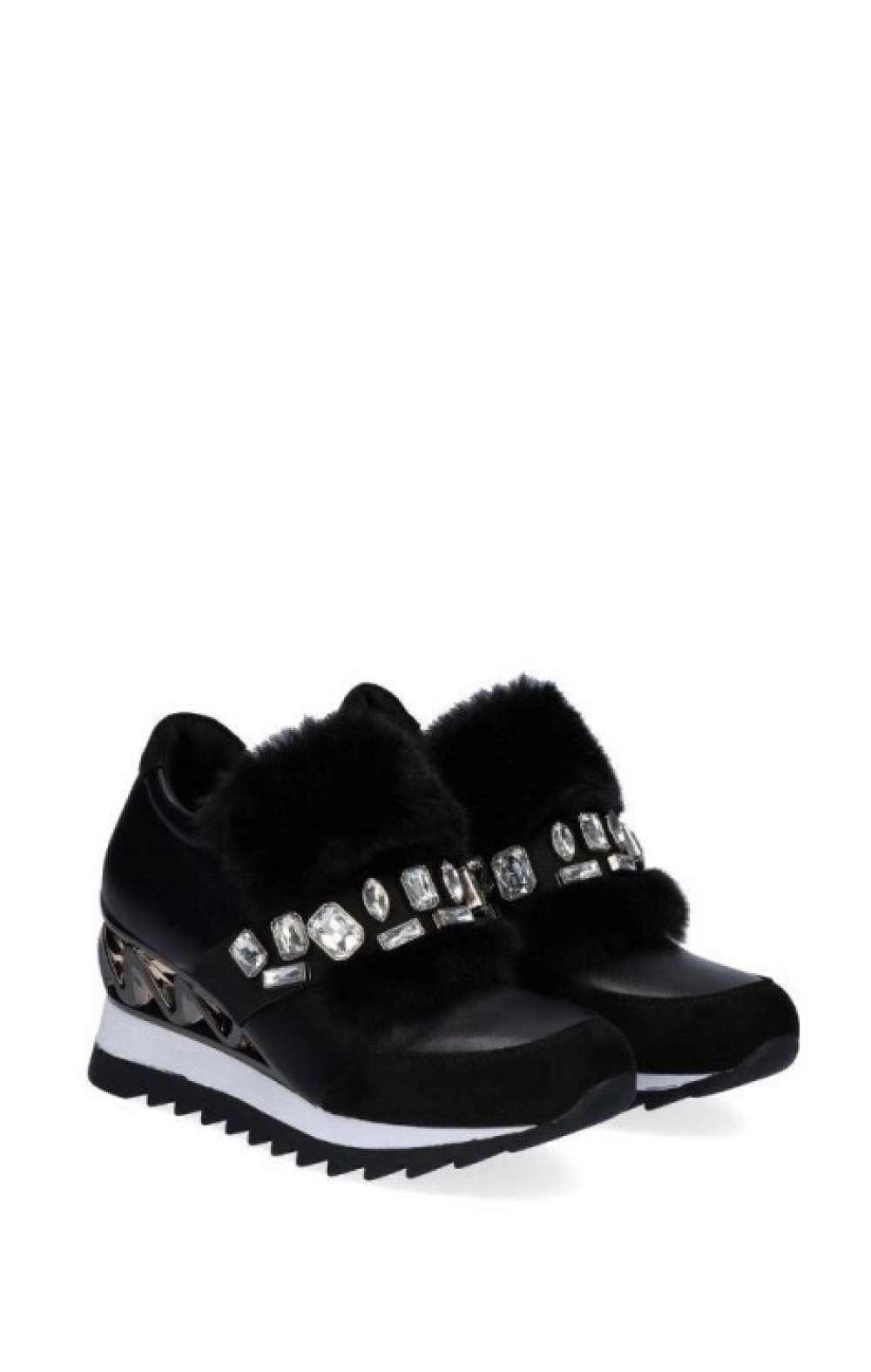 Y2326 H522 ZAPATILLAS BAJAS MUJER NEGRO