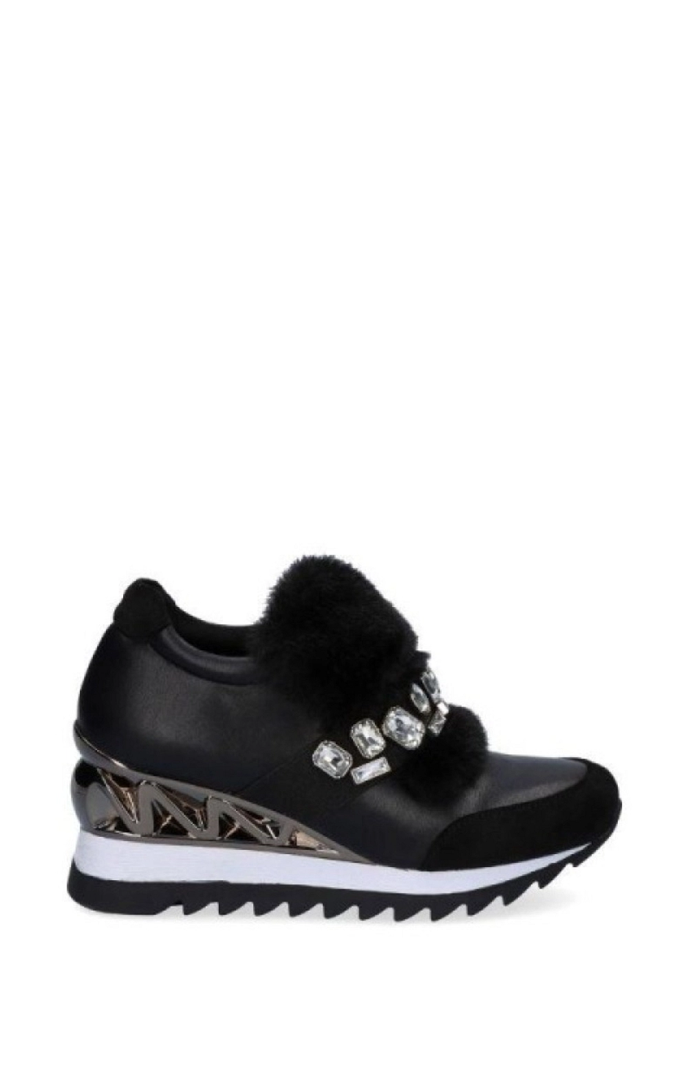 Y2326 H522 ZAPATILLAS BAJAS MUJER NEGRO