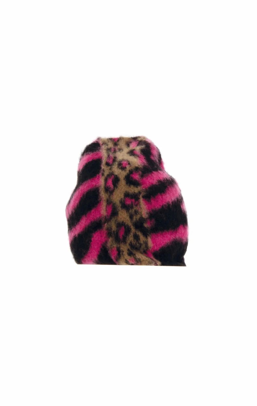 ZEBRINO GORRO LANA ROSA MARRON